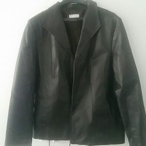 East 5th genuine leather ladies coat size XL